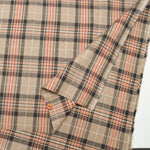 Brushed Cotton Check Fabric - nomura tailor