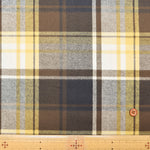 Brushed Cotton Check Fabric - nomura tailor