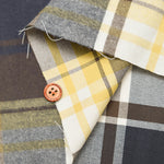 Brushed Cotton Check Fabric - nomura tailor