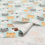 USA Cotton Muslin printed Fabric - nomura tailor