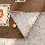 <Patterned Cut> USA Cotton Muslin printed Fabric (1 Pattern: Approx. 105cm × 60cm) - nomura tailor
