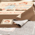 <Patterned Cut> USA Cotton Muslin printed Fabric (1 Pattern: Approx. 105cm × 60cm) - nomura tailor