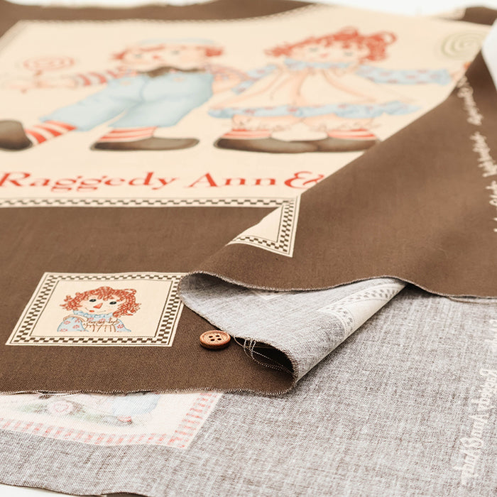 <Patterned Cut> USA Cotton Muslin printed Fabric (1 Pattern: Approx. 105cm × 60cm) - nomura tailor