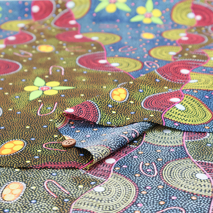 USA Cotton Muslin printed Fabric - nomura tailor