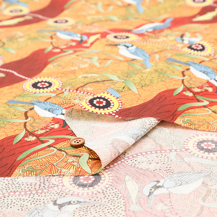 USA Cotton Muslin printed Fabric - nomura tailor