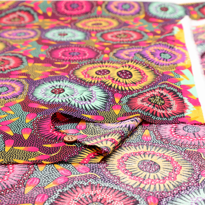 USA Cotton Muslin printed Fabric - nomura tailor