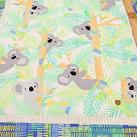 <Patterned Cut> USA Cotton Muslin printed Fabric (1 Pattern: Approx. 105cm × 55cm) - nomura tailor