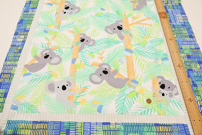 <Patterned Cut> USA Cotton Muslin printed Fabric (1 Pattern: Approx. 105cm × 55cm) - nomura tailor