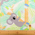 <Patterned Cut> USA Cotton Muslin printed Fabric (1 Pattern: Approx. 105cm × 55cm) - nomura tailor