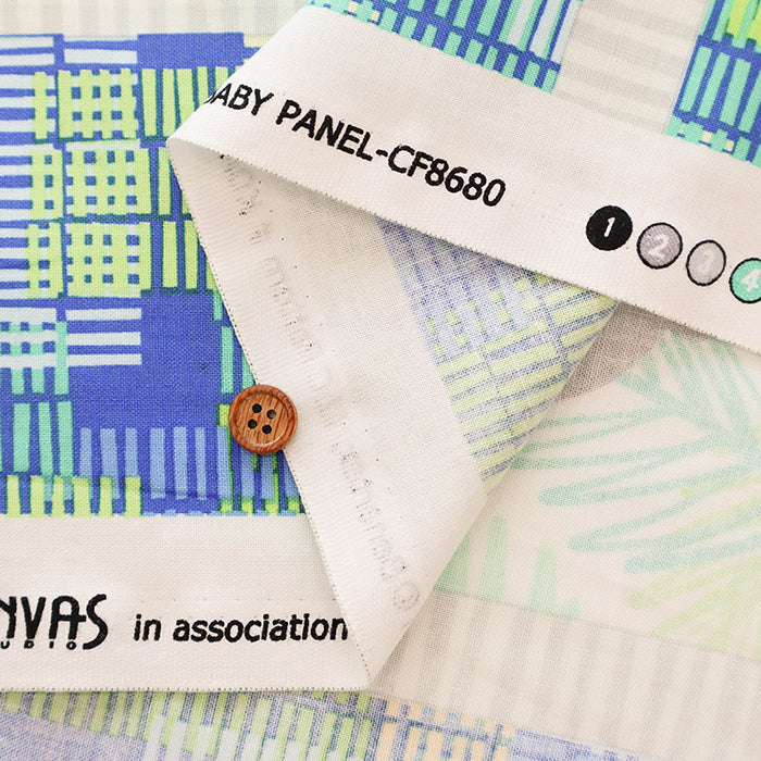 <Patterned Cut> USA Cotton Muslin printed Fabric (1 Pattern: Approx. 105cm × 55cm) - nomura tailor