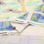 <Patterned Cut> USA Cotton Muslin printed Fabric (1 Pattern: Approx. 105cm × 55cm) - nomura tailor