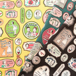 Cotton Shirting Fabric - YUWA Original Retro Pop - nomura tailor