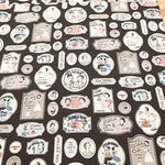 Cotton Shirting Fabric - YUWA Original Retro Pop - nomura tailor