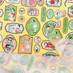 Cotton Shirting Fabric - YUWA Original Retro Pop - nomura tailor