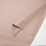 Cotton Double-Width Slightly Brushed Satin Fabric - Plain - nomura tailor