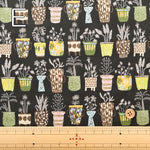 60"Cotton Lawn Fabric - Cat Cup - nomura tailor