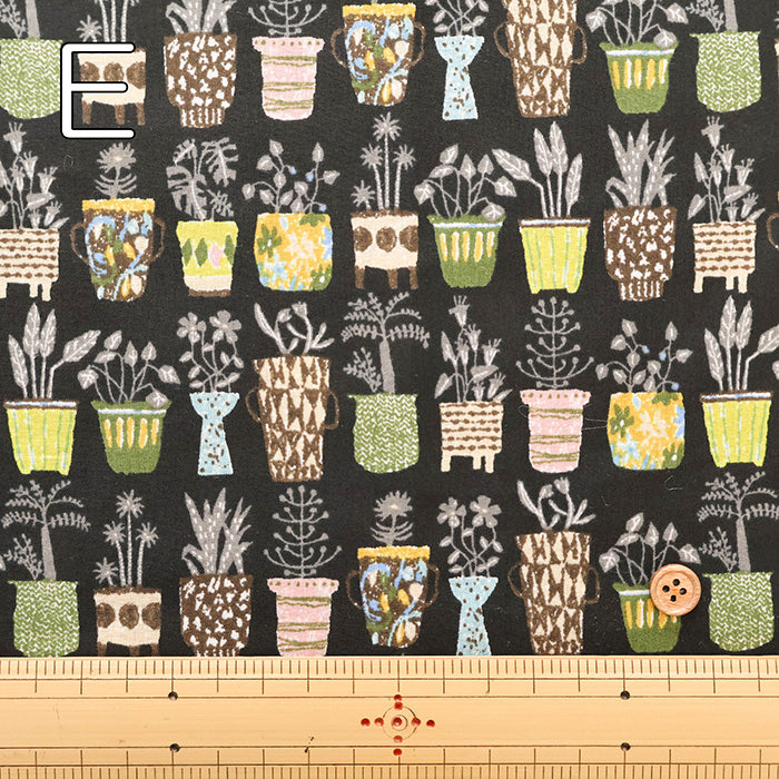60"Cotton Lawn Fabric - Cat Cup - nomura tailor