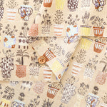 60"Cotton Lawn Fabric - Cat Cup - nomura tailor