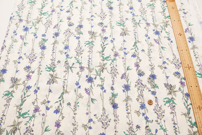 60"Cotton Lawn Fabric - Botanical - nomura tailor