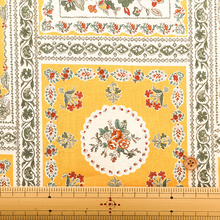 60"Cotton Lawn Fabric - Bandana Flower - nomura tailor