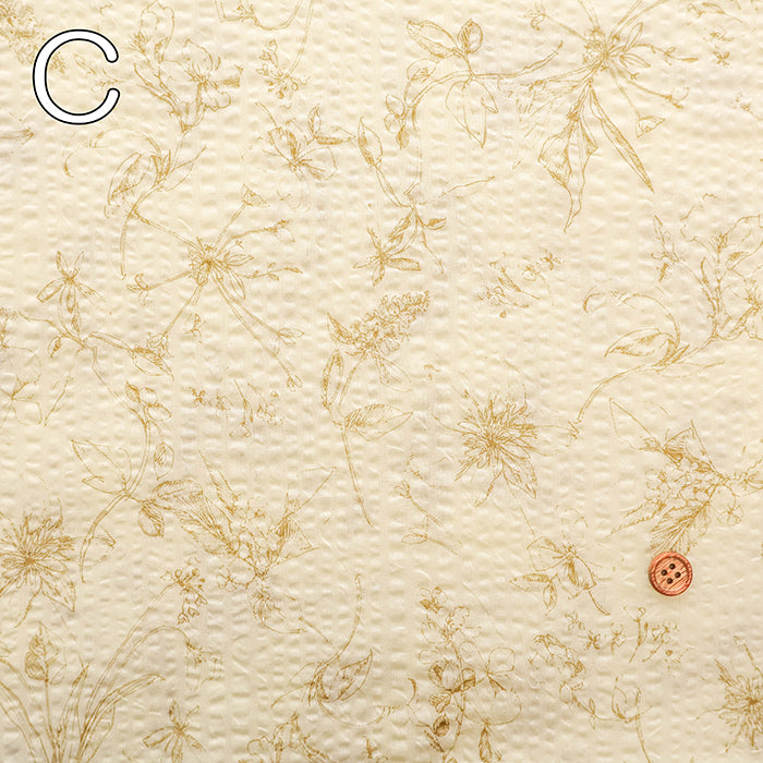 Cotton 80 Lawn Fabric Miracle Wave Print - Botanical - nomura tailor