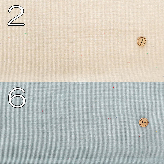Cotton Color Nep Chambray Fabric - Plain - nomura tailor