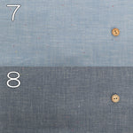 Cotton Color Nep Chambray Fabric - Plain - nomura tailor
