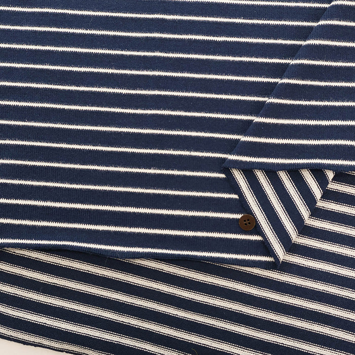 Cotton Knit Print Fabric - Border - nomura tailor