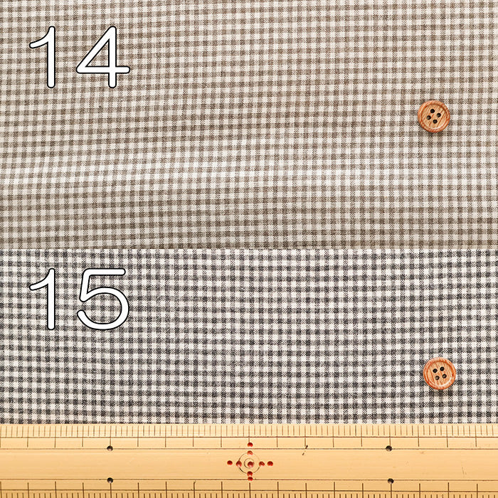 Organic Cotton Yarn-dyed Fabric - Gingham - nomura tailor