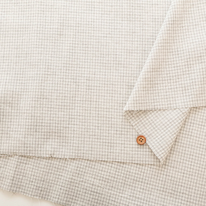 Organic Cotton Yarn-dyed Fabric - Gingham - nomura tailor