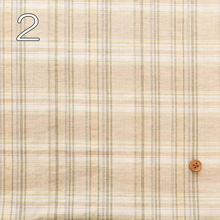Cotton Yarn-Dyed Check Fabric - nomura tailor