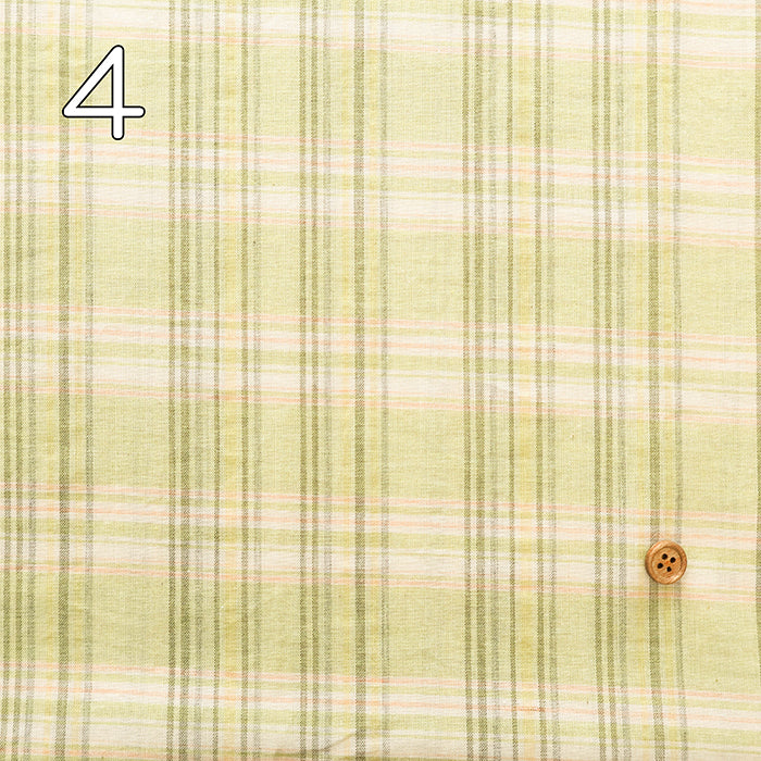 Cotton Yarn-Dyed Check Fabric - nomura tailor
