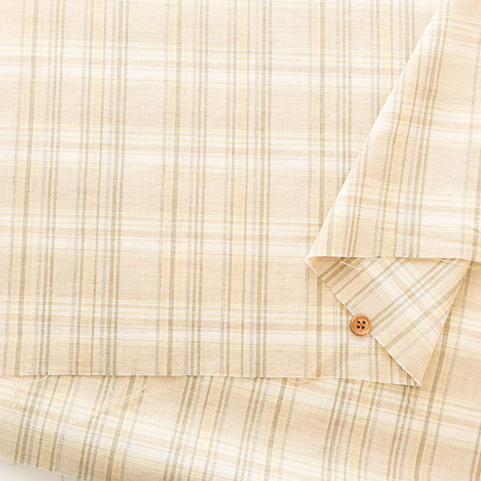 Cotton Yarn-Dyed Check Fabric - nomura tailor
