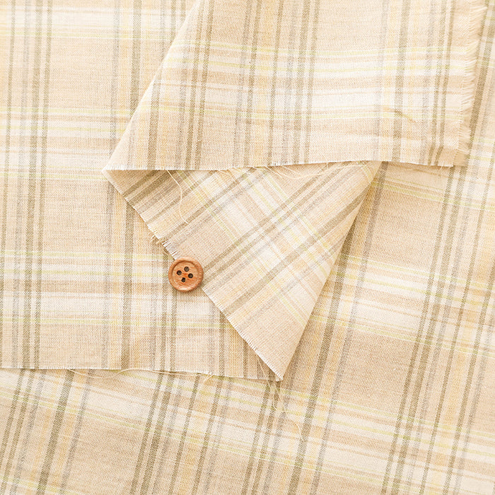 Cotton Yarn-Dyed Check Fabric - nomura tailor