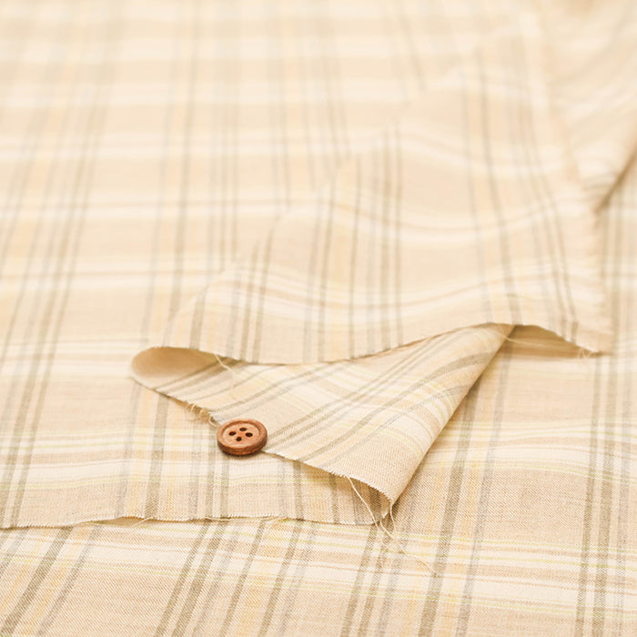 Cotton Yarn-Dyed Check Fabric - nomura tailor