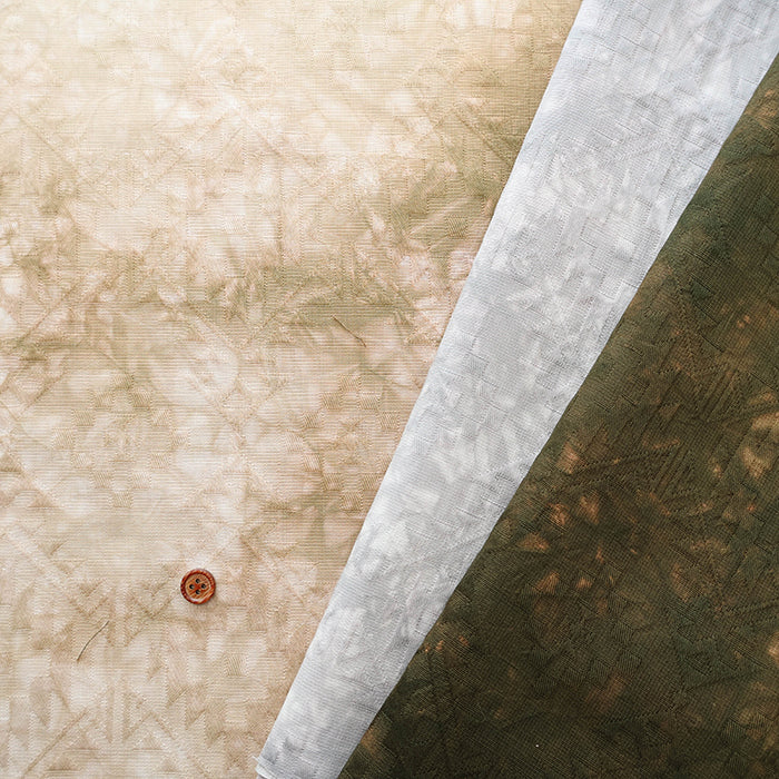 Cotton Tie-Dye Jacquard Fabric - nomura tailor