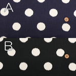 #8 Cotton Canvas Printed Fabric - Snowy Pattern - nomura tailor