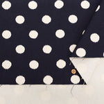#8 Cotton Canvas Printed Fabric - Snowy Pattern - nomura tailor