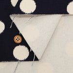 #8 Cotton Canvas Printed Fabric - Snowy Pattern - nomura tailor