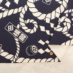 #8 Cotton Canvas Printed Fabric - Sumo Pattern - nomura tailor