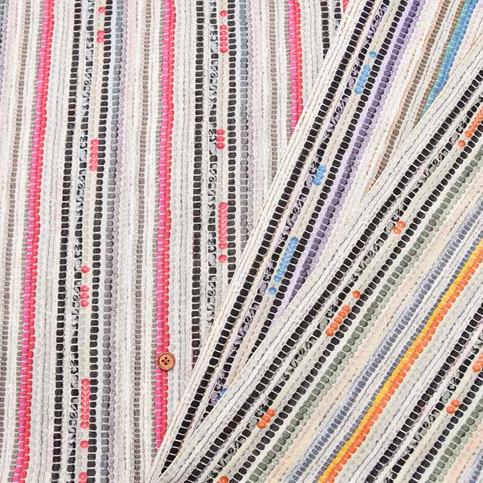 Cotton Voile Printed Fabric - Rug Style - nomura tailor