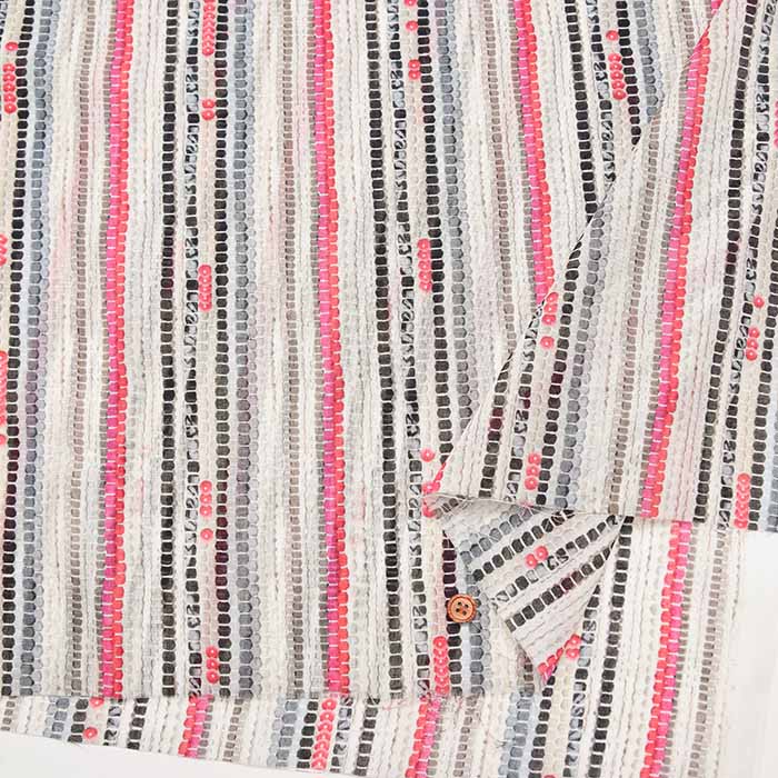 Cotton Voile Printed Fabric - Rug Style - nomura tailor