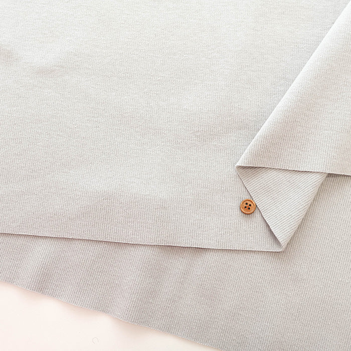 Cotton Rib Knit Fabric - Plain - nomura tailor