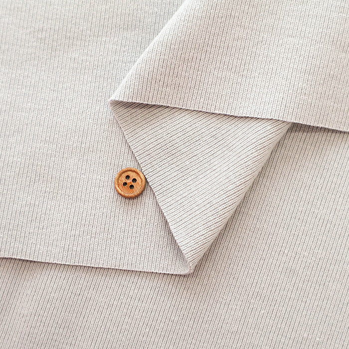 Cotton Rib Knit Fabric - Plain - nomura tailor