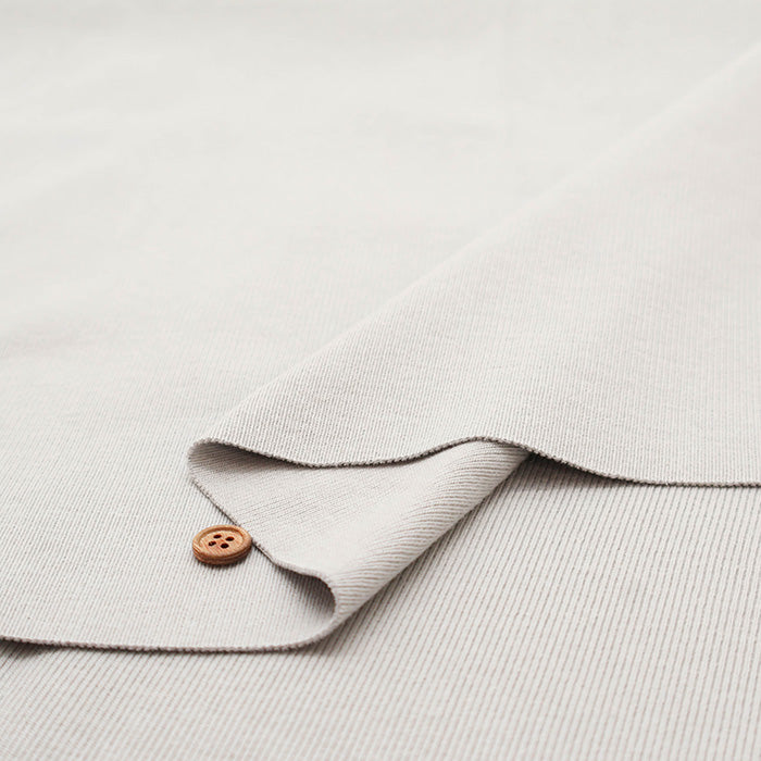 Cotton Rib Knit Fabric - Plain - nomura tailor