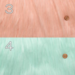 Made in China Long Pile Faux Fur Fabric - Plain - nomura tailor