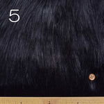 Made in China Long Pile Faux Fur Fabric - Plain - nomura tailor
