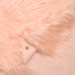 Made in China Long Pile Faux Fur Fabric - Plain - nomura tailor
