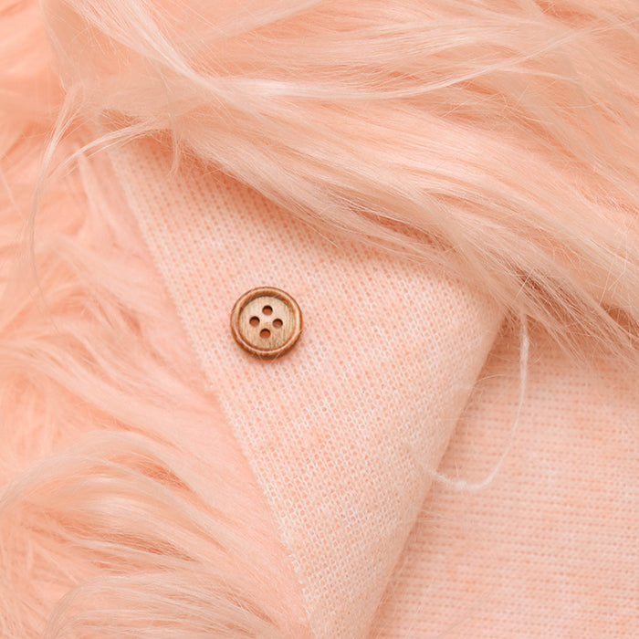 Made in China Long Pile Faux Fur Fabric - Plain - nomura tailor