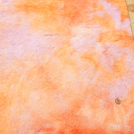 Made in China Polyester Orange Rainbow Fur Fabric - nomura tailor